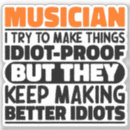 Suche nach musik lustig aufkleber Musikliebhaber
