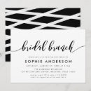 Suche nach black and white bridal shower einladungen Brautbrunch