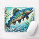 Suche nach springende fische mousepads Blau
