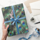 Suche nach pfaufedern geschenkpapier Blau