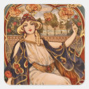 Suche nach art nouveau aufkleber Chrysantheme