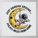 Suche nach astronaut lustig poster Mond