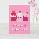 Suche nach das leben ist zu kurz karten Kuchen