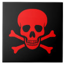 Suche nach schädel und knochen fliesen Rot