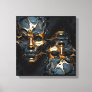 Suche nach maske leinwandbilder Gold