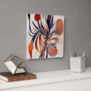 Suche nach rotes weißes und blau wanduhren Abstrakt