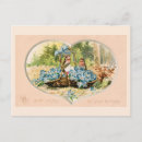 Suche nach veilchen sind blau postkarten Vintag