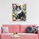 Suche nach schwarze katze leinwandbilder Blumen