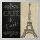 Suche nach französische café poster Eiffelturm