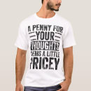Suche nach gedanken tshirts Witz