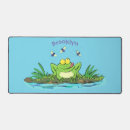 Suche nach frosch im teich mousepads Cartoon