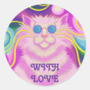 Suche nach psychedelische katze aufkleber Niedlich