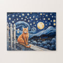 Suche nach katze und mond puzzle Nacht