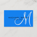 Suche nach azurblau visitenkarten Monogramm