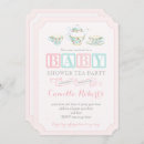 Suche nach tea shower baby party einladungen Babydusche