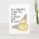Suche nach ananas karten Für sie