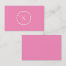 Suche nach rosa standard visitenkarten Monogramm