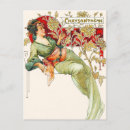 Suche nach vintage art nouveau postkarten Blume