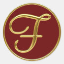 Suche nach monogramm f aufkleber Brief