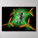 Suche nach drohnen poster Cartoon