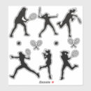 Suche nach tennisspiel aufkleber Athlet