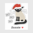 Suche nach katzen weihnachts aufkleber Santa