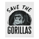 Suche nach gefährdet poster Gorilla