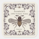 Suche nach vintage bienen aufkleber Wabenwabe