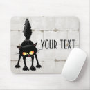 Suche nach lustige schwarze katze mousepads Haustiere