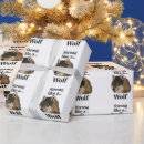 Suche nach grauer wolf geschenkpapier Kopf