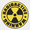 Suche nach radioaktivität aufkleber Atomisch