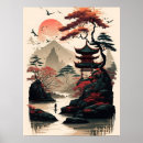 Suche nach japanische tempel poster Landschaft