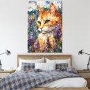 Suche nach ingwer leinwandbilder Katze