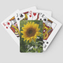 Suche nach sonnenblumen spielkarten Jede person