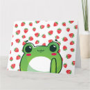 Suche nach frosch cartoon karten Kawaii