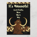 Suche nach mammuts einladungen Wollmammut
