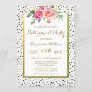 Suche nach polka dot einladungen Gold