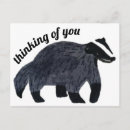 Suche nach badger postkarten Waldtier
