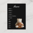 Suche nach teddybären visitenkarten Jede person