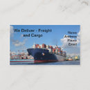 Suche nach fracht visitenkarten Schiff