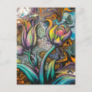 Suche nach mandala blume postkarten Vintag
