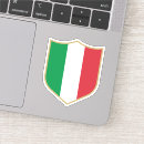 Suche nach italienische reise aufkleber Flagge