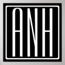 Suche nach monogramm initialen poster Schwarz weiß