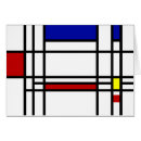 Suche nach piet mondrian postkarten Rot