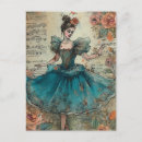Suche nach vintage ballerina postkarten Frau