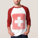 Suche nach schweizer kreuz tshirts Rot
