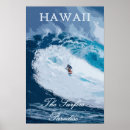 Suche nach hawaii vulkane poster Vintag