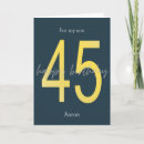 Suche nach fünfundvierzig karten 45 jahre alt