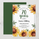 Suche nach 70 sonnenblume geburtstag einladungen Sonnenblumen