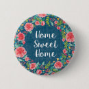 Suche nach zuhause buttons Mit blumen